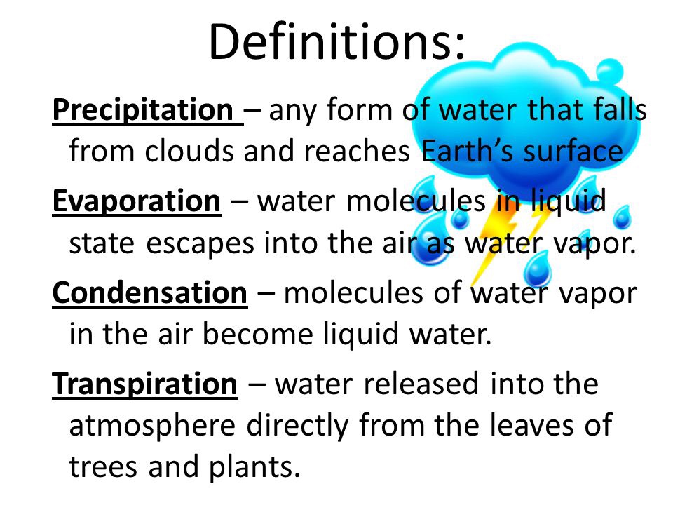 water cycle water cycle