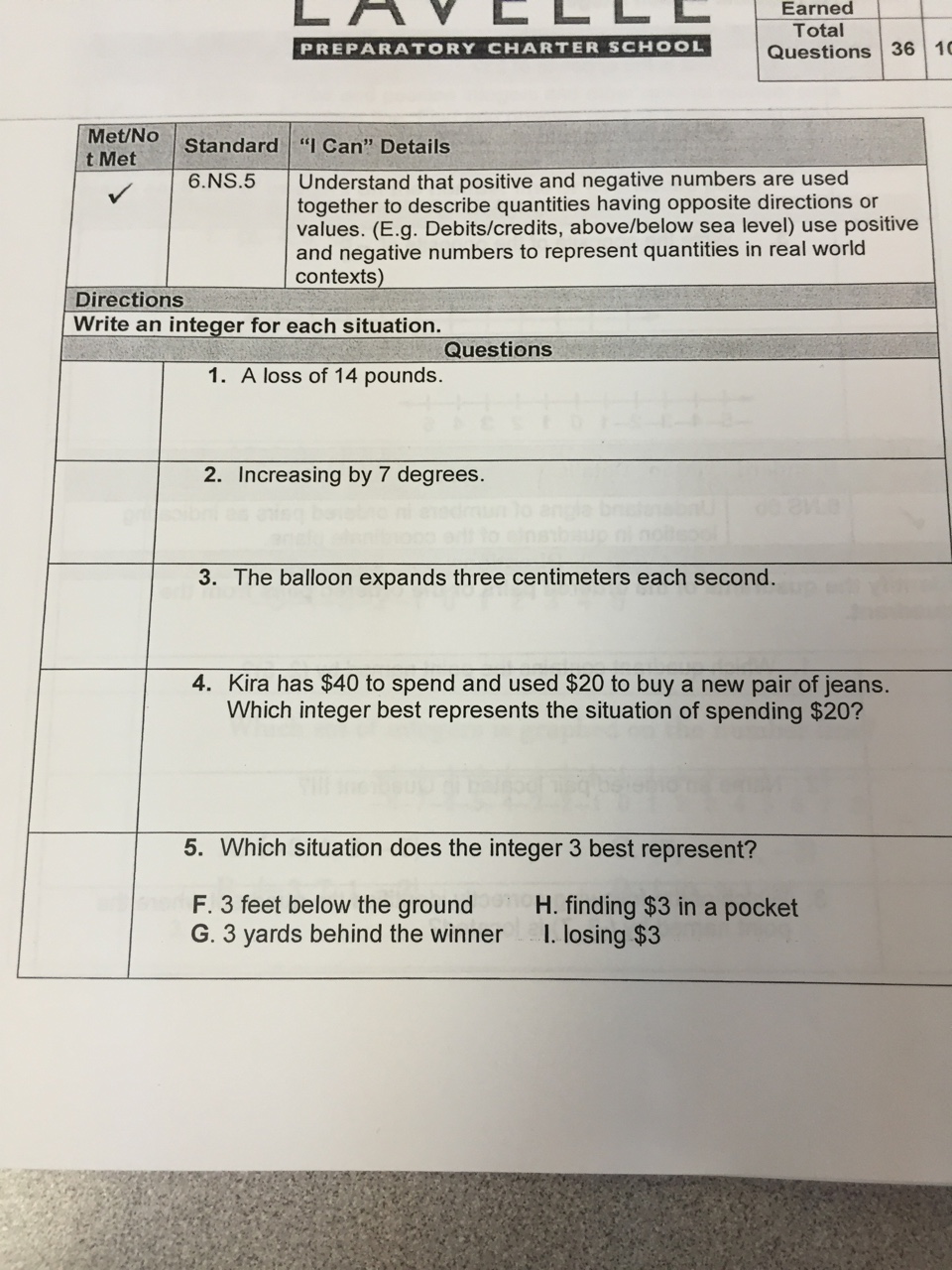 Unit 11 math 6th grade