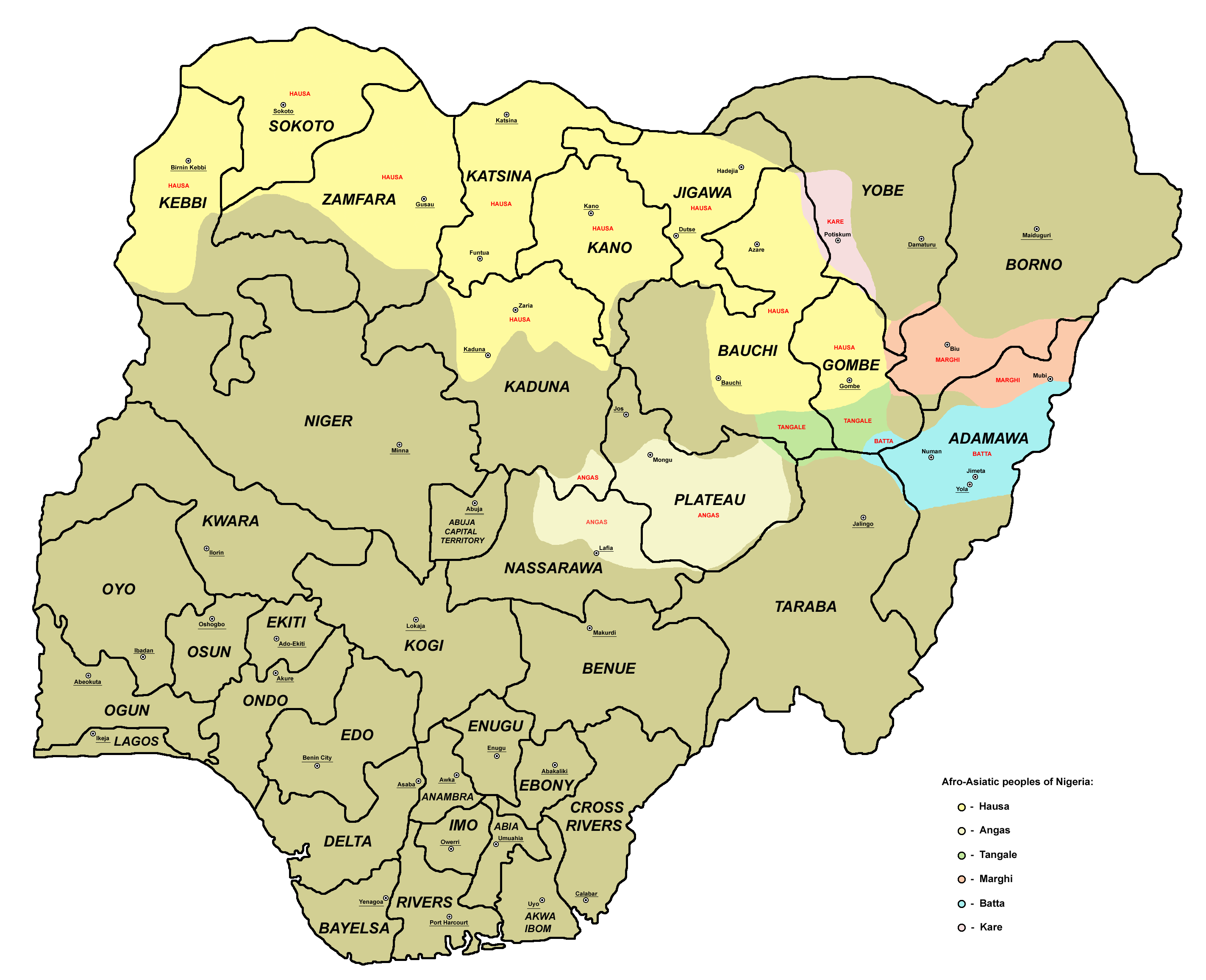 Interactive Map Of Nigeria Interactive: Why Nigeria Wears The Cultural Crown Of Africa