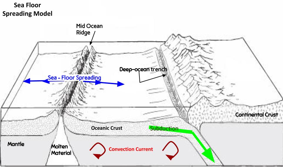 Site Of Sea Floor Spreading FLOOR