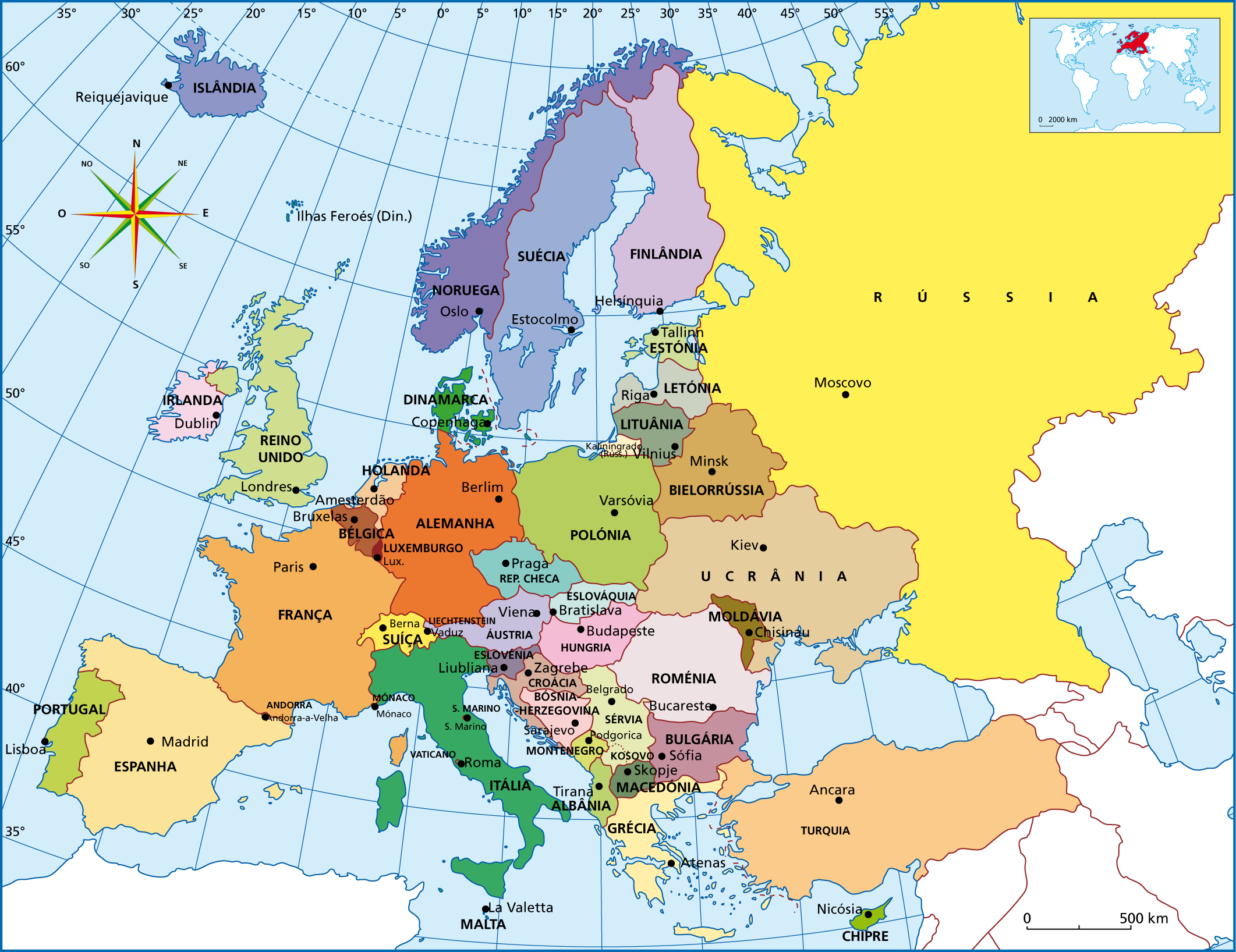 Mapa Europa Pol tica Mapa Europa Pol tica
